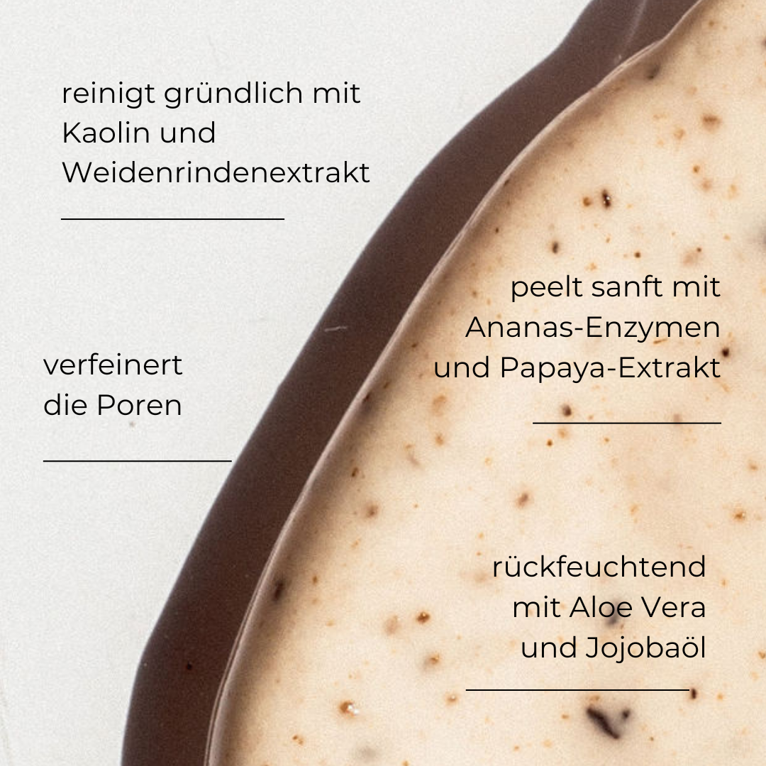 The Glow Cleansing Cream- reinigt, verfeinert Poren, peelt sanft, rückfeuchtend